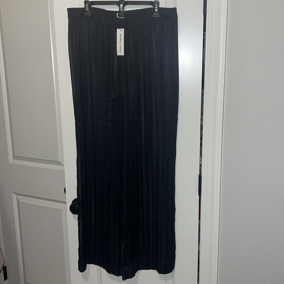 NWT The Drop Women's Sky Captain Sheer Striped Pants only, no shorts size XXL - Picture 5 of 11